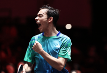 Calderano supera sustos contra Pucar e garante vaga nas quartas na China